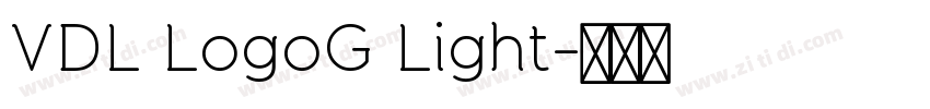 VDL LogoG Light字体转换